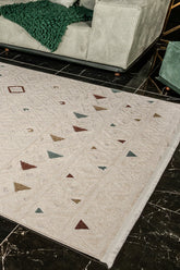 Trendo TR006 Çok Renkli Yumuşak Dokulu Halı Makine Halısı