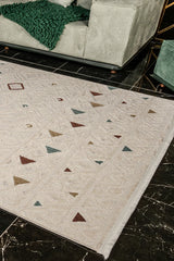 Trendo TR006 Çok Renkli Yumuşak Dokulu Halı Makine Halısı