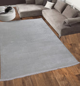 Vavien 1372 Gri Yumuşak Dokulu Halı Makine Halısı