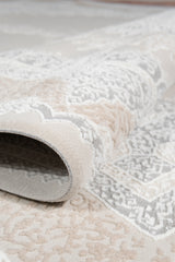 Vavien 1374 Bej Yumuşak Dokulu Halı Makine Halısı