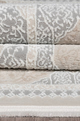 Vavien 1374 Bej Yumuşak Dokulu Halı Makine Halısı