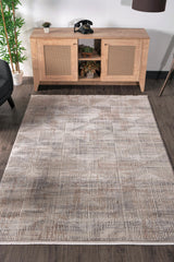 Vavien 1378 Bej Yumuşak Dokulu Halı Makine Halısı