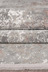 Vavien 1383 Gri Yumuşak Dokulu Halı Makine Halısı