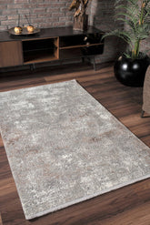 Vavien 1383 Gri Yumuşak Dokulu Halı Makine Halısı