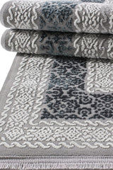 Vavien A0073 Gri Yumuşak Dokulu Halı Makine Halısı