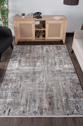 Vavien A0076 Gri Yumuşak Dokulu Halı Makine Halısı