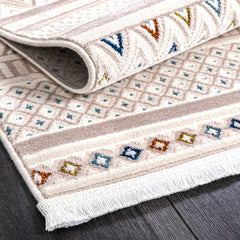 Zenta ZN003 Çok Renkli Hav Toz Vermez Halı Makine Halısı