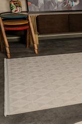 Zenta ZN004 Krem Hav Toz Vermez Halı Makine Halısı