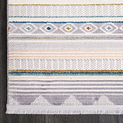 Zenta ZN005 Çok Renkli Hav Toz Vermez Halı Makine Halısı