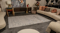 Zenta ZN006 Gri Hav Toz Vermez Halı Makine Halısı