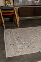 Zenta ZN006 Gri Hav Toz Vermez Halı Makine Halısı