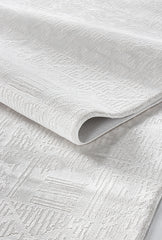 Zett ZE002 Beyaz Uzun Ömürlü Yumuşak Dokulu Halı