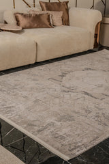 Zett ZE005 Beyaz Uzun Ömürlü Yumuşak Dokulu Halı