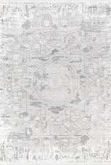 Zett ZE005 Beyaz Uzun Ömürlü Yumuşak Dokulu Halı