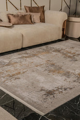 Zett ZE006 Gri Uzun Ömürlü Yumuşak Dokulu Halı