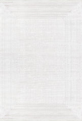 Zett ZE007 Beyaz Uzun Ömürlü Yumuşak Dokulu Halı