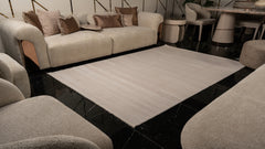 Zett ZE013 Beyaz Uzun Ömürlü Yumuşak Dokulu Halı