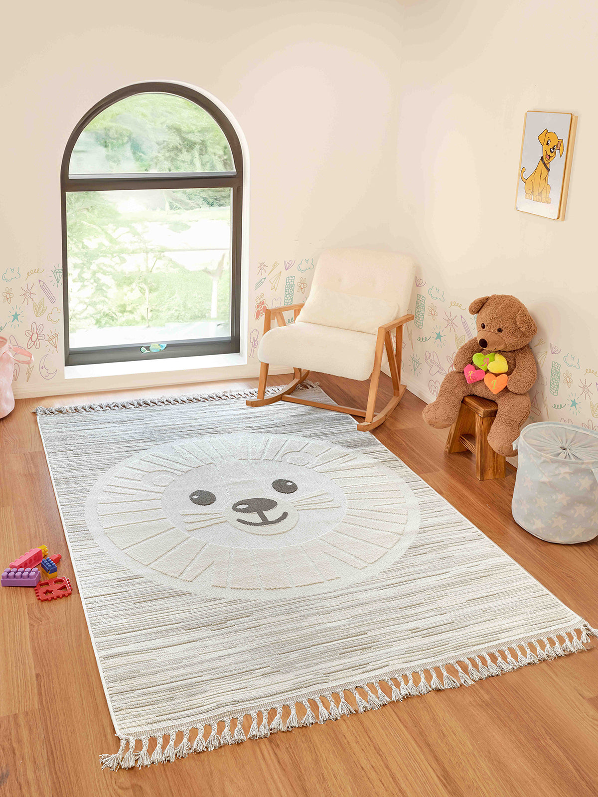 Kids KI004 Çok Renkli Yumuşak Dokulu Halı