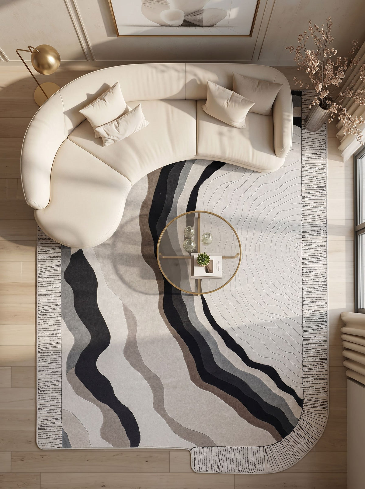 Luxora LX004 Çok Renkli Uzun Ömürlü Yumuşak Dokulu Oturma Odası Mutfak Koridor Yatak Odası Salon Halısı